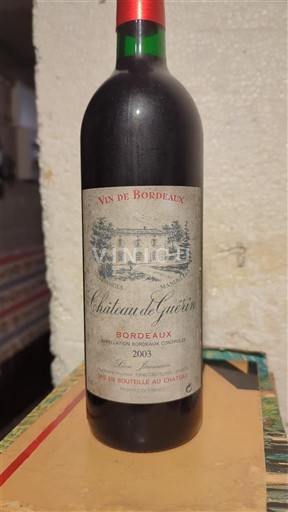 Bordeaux Château Guérin 2003