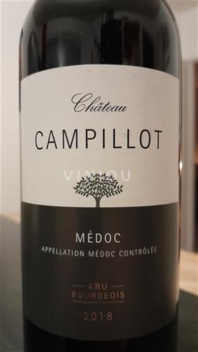Bordeaux Médoc Campillot 2018