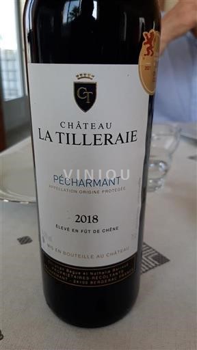Sydvestfrankrig Pécharmant Château La Tillerai 2018