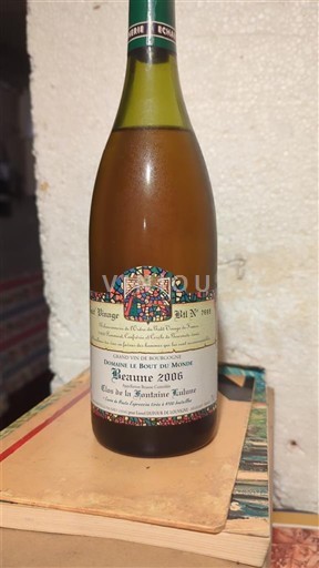 Bourgondië Beaune Domaine Bout du Monde Clos de la Fontainte Eculard 2006