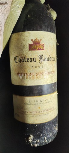 Bordeaux Montagne-saint-émilion Château Baudron 2002