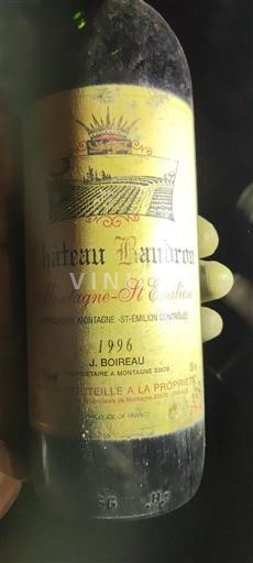 Bordeaux Montagne-saint-émilion Château Baudron 1996