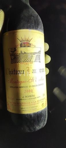 Bordeaux Montagne-saint-émilion Château Baudron 2000