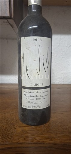 Sudoeste Cahors Matthieu Cosse Le Sid 2003