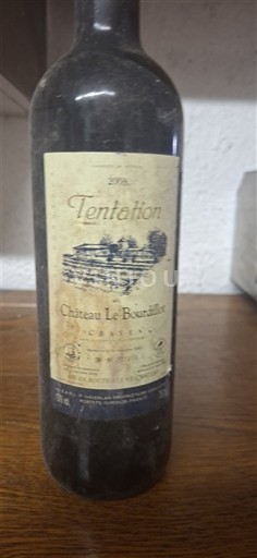 Bordeaux Graves Château Le Bourdillot Tentation 2003