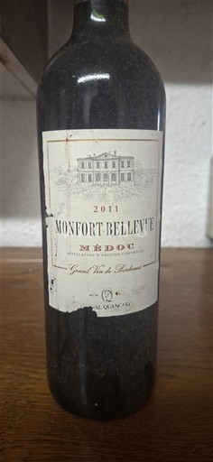 Bordeaux Médoc Monfort Bellevue 2011