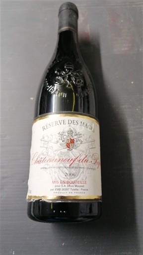 Thung lũng Rhône Châteauneuf-du-pape Réserve des Mages 2006