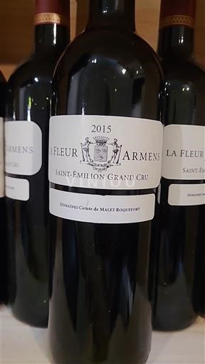 Bordeaux Saint-Émilion Grand Cru Grand Cru La Fleur Armens 2015