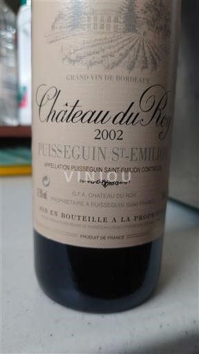 Bordéus Puisseguin-saint-émilion Château Roy 2002