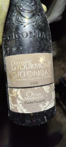 Valle del Rodano Gigondas Domaine La Fourmone Ô Petit Montmirail Fauquet 2008