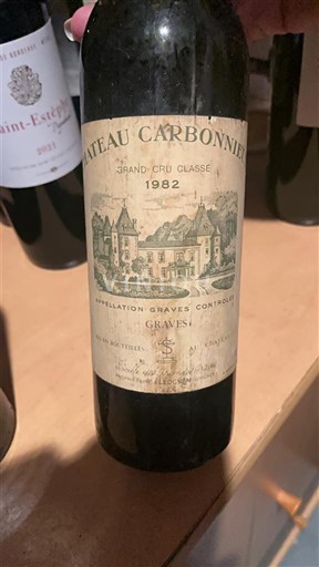 Bordeaux Graves Grand Cru Classé Château Carbonnieux 1982
