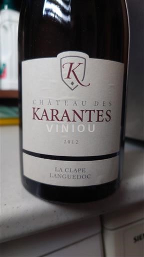 Languedoc La Clape Château Des Karantes 2012