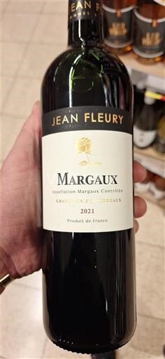 Bordeaux Margaux Grand Cru Jean Fleury 2021