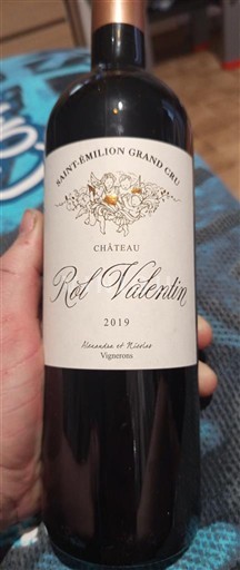 Bordeaux Saint-Émilion Grand Cru Grand Cru Château Rol Valentin 2019