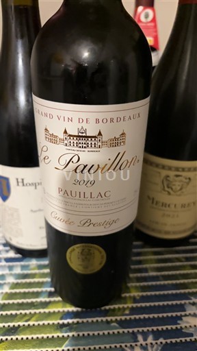 Bordeaux Pauillac Le Pavillon Prestige 2019