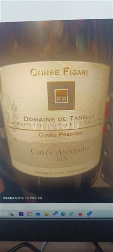 Corsica Niet gespecificeerd Domaine Tanella Alexandra Prestige 2021