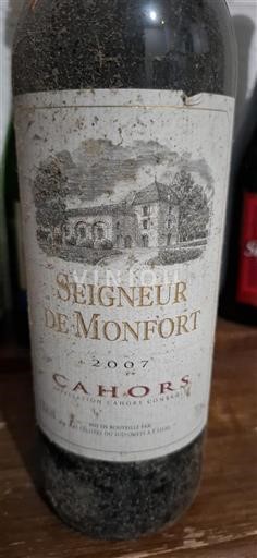 Sydvestfrankrig Cahors Seigneur de Monfort 2007