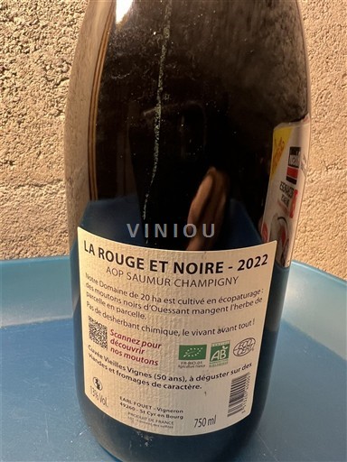 Valle della Loira Saumur-Champigny Earl Dufret La Rouge et Noire 2022
