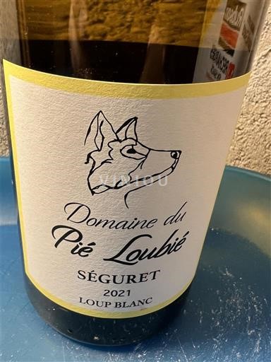 South West Buzet Domaine Pié Loubié Loup Blanc 2021