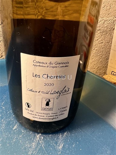 Údolí Loiry Coteaux du Giennois Catherine et Michel Langlois Les Charmes 2020