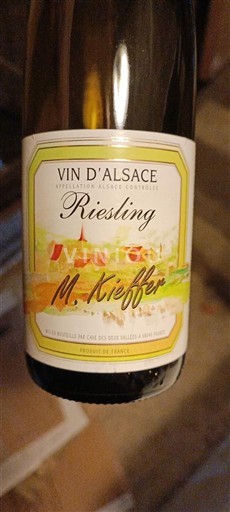 Alsace Ikke specificeret M. Kieffer Ikke årgangsbestemt