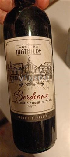 Bordeaux Le Comptoir de Mathilde Ikke årgangsbestemt