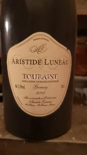 Údolí Loiry Touraine Aristide Luneau Gamay 2010