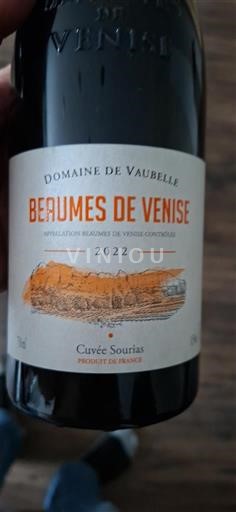 Rhône Valley Beaumes de Venise Domaine Vaubelle Sourias 2022