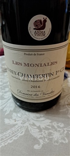 Bourgondië Gevrey-Chambertin Premier Cru Domaine Des Varoilles Les Moniales 2016