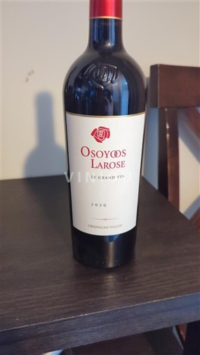 Britanska Kolumbija Dolina Okanagan Osoyoos Larose Le Grand Vin 2020