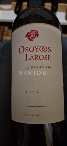 British Columbia Thung lũng Okanagan Osoyoos Larose Le Grand Vin 2020