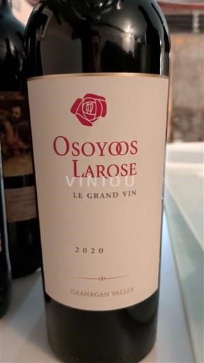 British Columbia Thung lũng Okanagan Osoyoos Larose Le Grand Vin 2020