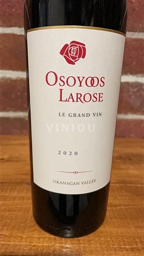 British Columbia Thung lũng Okanagan Osoyoos Larose Le Grand Vin 2020