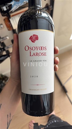 Vinos Rouge sec Le Grand Vin Osoyoos Larose 2020 Canadá Columbia Británica Valle de Okanagan