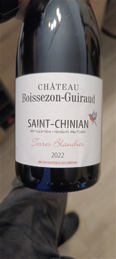 Languedoque Saint-Chinian Château Boissezon-Guiraud Terres Blanches 2022