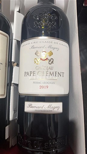 Bordeaux Pessac-Léognan Grand Cru Classé de Graves Château Pape Clément 2019