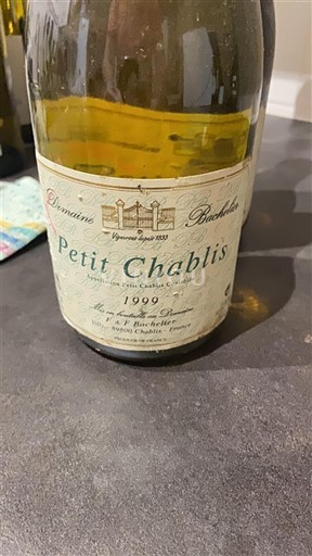 Burgundy Petit Chablis Domaine Bouché 1999