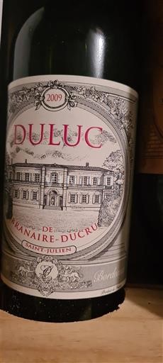 Bordeaux Saint-Julien Branaire-Ducru Duluc 2009