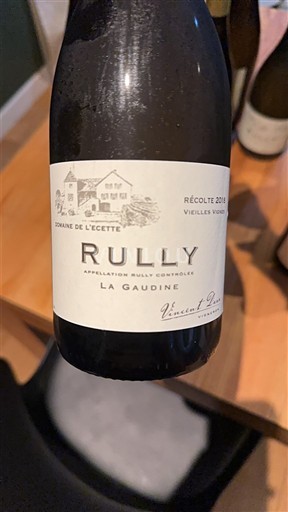 Bourgogne Rully Domaine L'Ecette La Gaudine 2019
