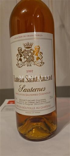 Bordeaux Sauternes Château Saint-Amand 1997