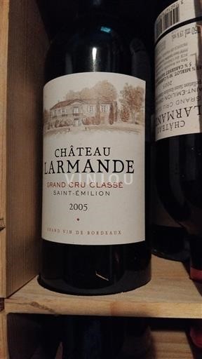 Bordeaux Saint-Émilion Grand Cru Château Larmande 2005