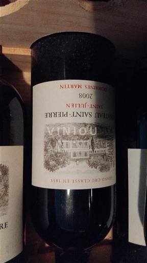 Bordeaux Saint-Julien Grand Cru Château Saint-Pierre 2008