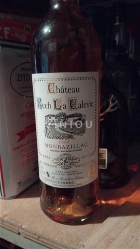 South West Monbazillac Château Pech La Calelie 2007