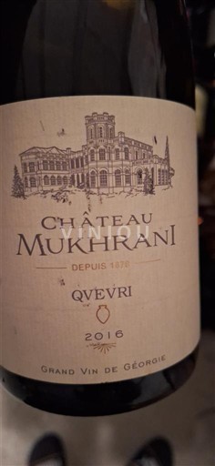 Kajetia Mukuzani Château Mukhrani Qvevri 2016