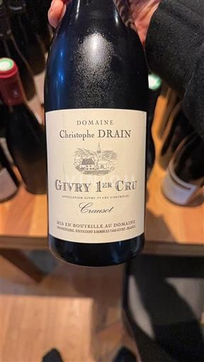 Bourgondië Niet gespecificeerd Premier Cru Domaine Christophe Drain Crausot 2019