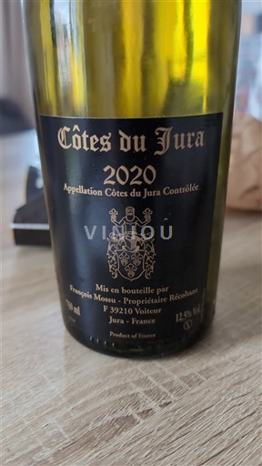 Jura Côtes-du-jura François Mossu 2020