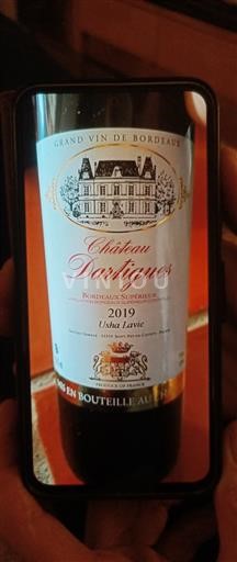 Burdeos Bordeaux superior Château Dartigues 2019