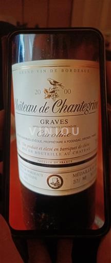 Bordéus Graves Château Chantegrive Caroline 2000