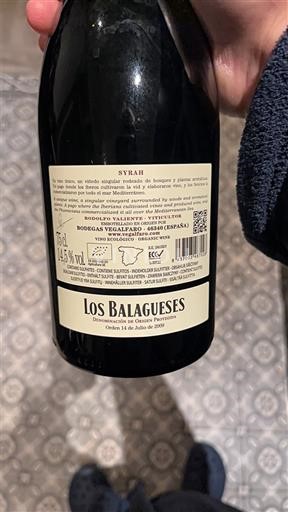 Valencian yhteisö Utiel-Requena Bodega Vegalfaro Los Balagueses 2020
