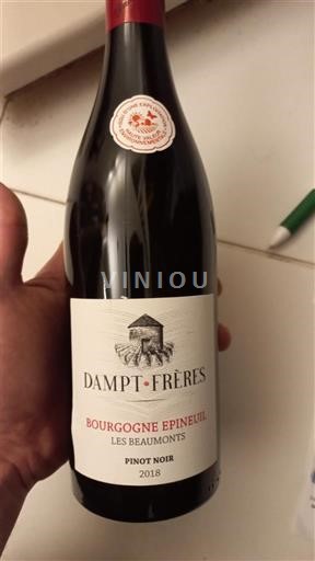 Bourgogne Bourgogne Epineuil Dampt-Frères Les Beaumonts 2018